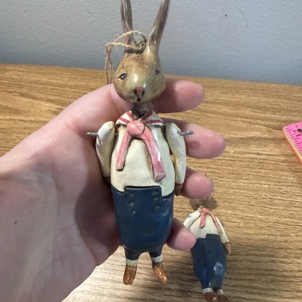 Vintage Jointed Easter‎ Bunnies